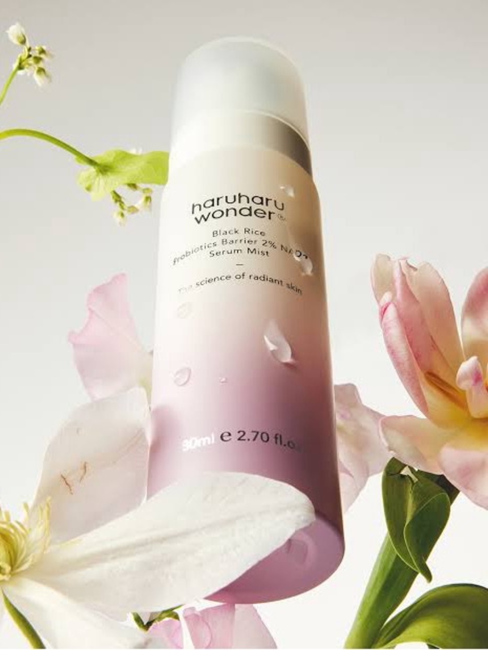 Haruharu wonder black rice probiotics barrier 2% NAD+ serum mist 80ml